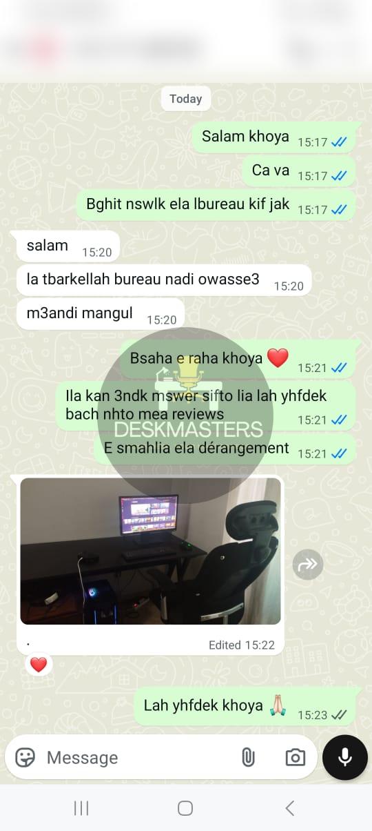 Avis client DesksMaster