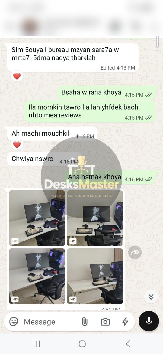 Avis client DesksMaster