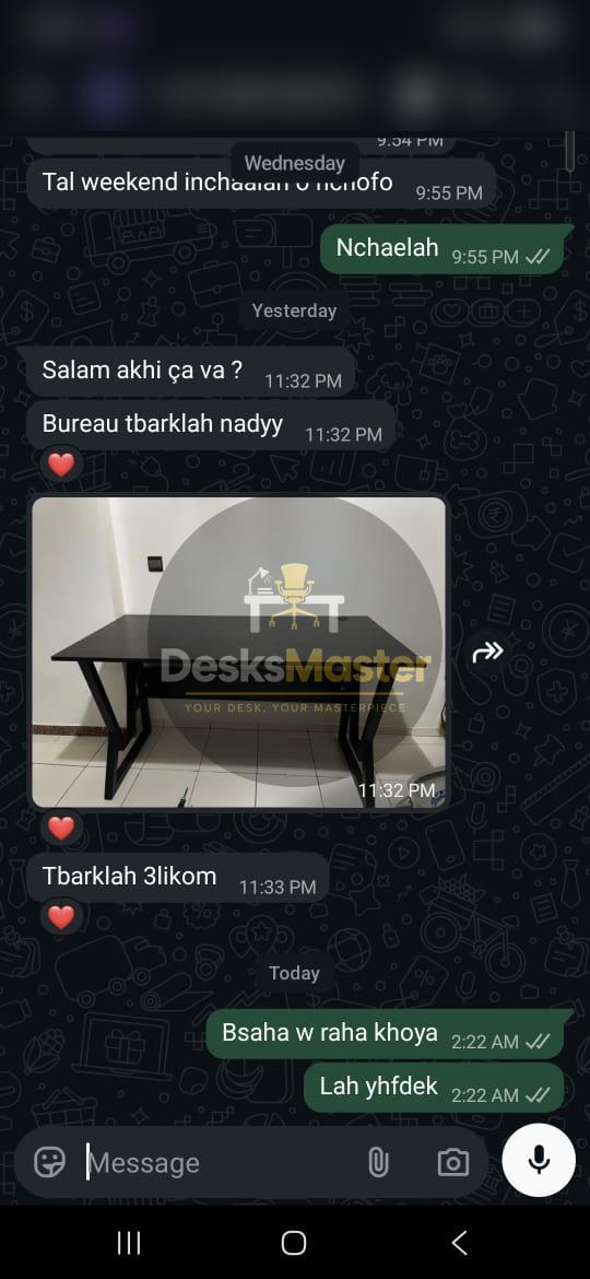 Avis client DesksMaster