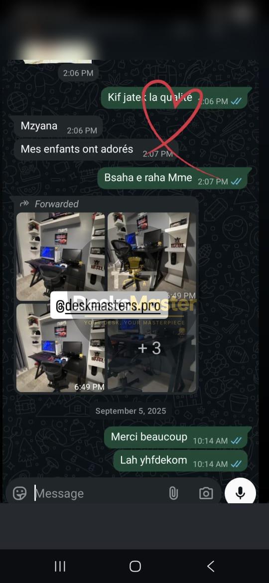 Avis client DesksMaster